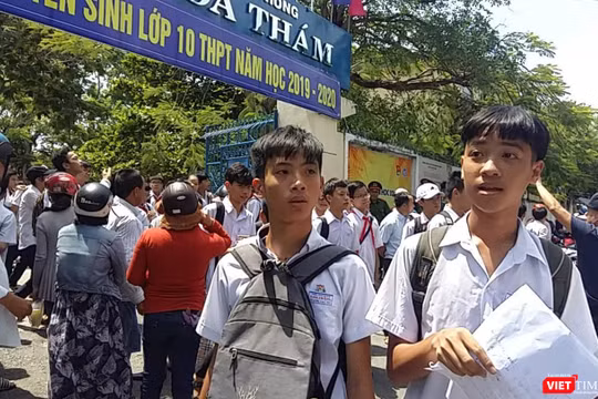 Kết quả Kỳ thi Tuyển sinh lớp 10 THPT tại Đà Nẵng có 56,8% bài thi môn Ngữ văn và 66,1% bài thi môn Toán có điểm thi từ trung bình trở lên.