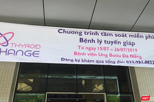 Bệnh viện Ung bướu Đà Nẵng sẽ tầm soát miễn phí cho khoảng 3.000 người dân tại Đà Nẵng và các tỉnh lân cận có nguy cơ mắc bệnh tuyến giáp (ảnh Phước Hiền)