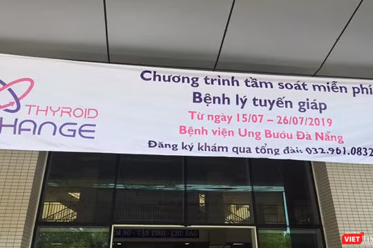 Bệnh viện Ung bướu Đà Nẵng sẽ tầm soát miễn phí cho khoảng 3.000 người dân tại Đà Nẵng và các tỉnh lân cận có nguy cơ mắc bệnh tuyến giáp (ảnh Phước Hiền)