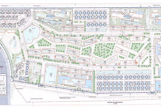 Bản đồ quy hoạch chi tiết TL 1:500 Phân khu quy hoạch số 01 - Khu nghỉ dưỡng và nhà ở cao cấp The Empire