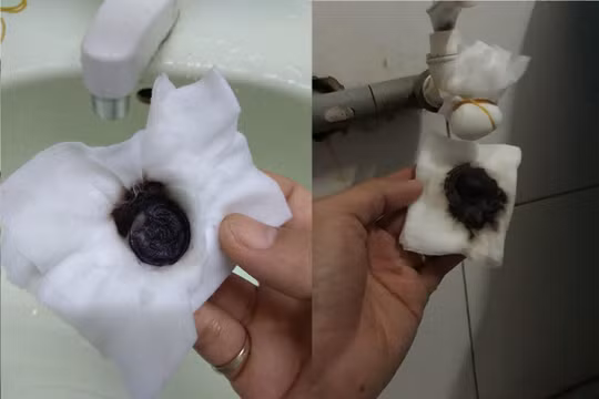 Dư luận và người dân Đà Nẵng mấy ngày nay lo lắng về chất lượng nước sinh hoạt khi chứng kiến cặn bẩn và vị lợ. (Ảnh: Nguyệt Cát)