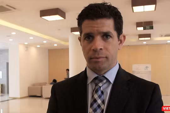 Chuyên gia tư vấn chính sách Viện Brookings, Joshua Meltzer. Nguồn: VT