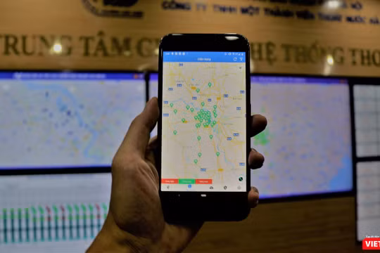Ứng dụng HSDC Map hỗ trợ người dân trong mùa mưa bão.