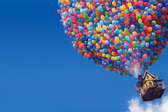 Cô Noëmi Lakmaier lấy ý tưởng từ bộ phim Ups của Disney. Nguồn: Disney