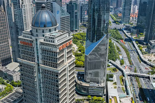 Bức ảnh buổi sáng tại thành phố Thượng Hải do công ty Jikun Tech tạo ra nhờ công nghệ ghép hình ảnh. Ảnh: Jikun Tech