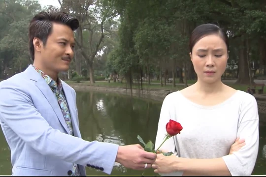 Diễn viên Hồng Đăng và Hồng Diễm trong teaser vui nhộn chúc mừng ngày 8/3