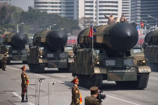 Tên lửa đạn đạo xuyên lục địa (ICBM) Hwasong-15 được cho là có tầm bắn tới lãnh thổ Mỹ.