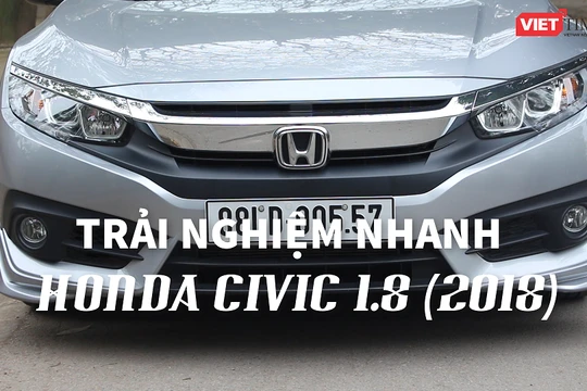 Honda Civic 1.8 E có kiểu dáng thể thao, nhiều tính năng cao cấp, giá chỉ 758 triệu. Ảnh: Việt Anh