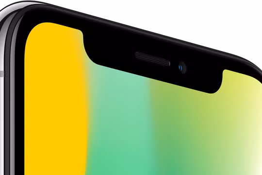 Cái mấu (notch) chiếm mất khoảng không gian quý giá phía trước nhưng không thể loại bỏ bởi tập trung nhiều chi tiết quan trọng như camera selfie và cảm biến TrueDeep. Nguồn: Inverse