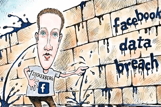 Ảnh biếm họa CEO Facebook (nguồn: The Next Web)