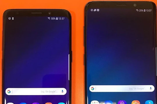 Galaxy S9/S9+ có vẻ ngoài bóng bẩy hơn người tiền nhiệm rất nhiều.Màn hình khởi động của Galaxy S9/S9+. Nguồn: Instagram