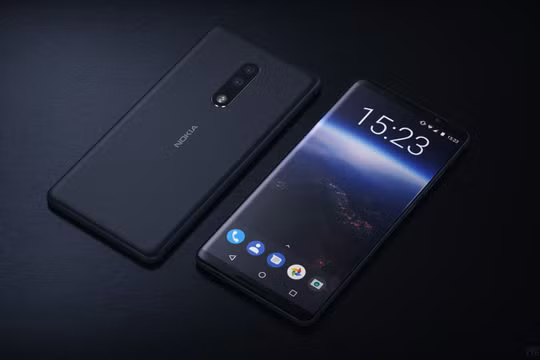 Hình ảnh dựng Nokia 9 dựa trên thiết kế rò rỉ tháng 4/2017. Nguồn: TechRadar