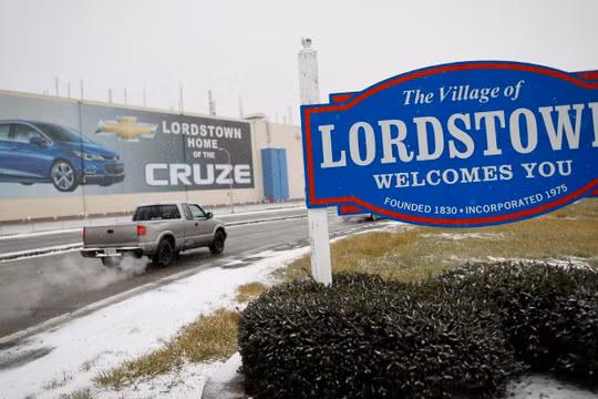 Nhà máy General Motors tại thành phố Lordstown sẽ ngưng hoạt động trong năm 2019. Nguồn New York Times