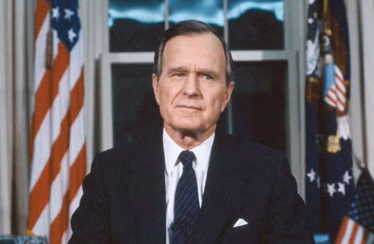 Tổng thống thứ 41 của Mỹ, George H.W Bush. Ảnh: Global Research
