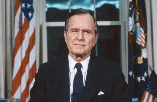 Tổng thống thứ 41 của Mỹ, George H.W Bush. Ảnh: Global Research