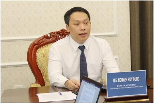 Thứ trưởng Bộ TT&TT Nguyễn Huy Dũng. Ảnh Mic