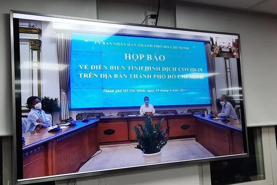 TP HCM họp báo về chống dịch covid-19. ảnh nguồn Internet