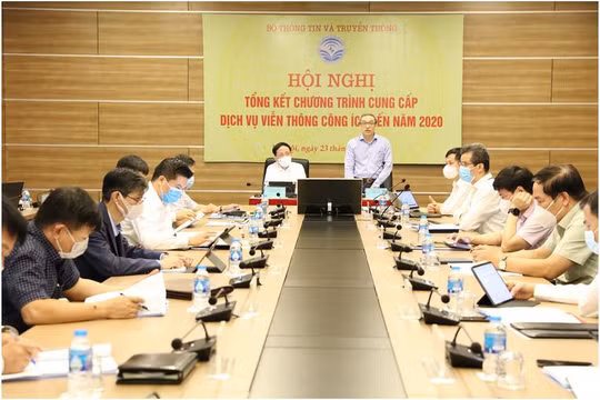 Thứ trưởng Phan Tâm phát biểu tại Hội nghị. Ảnh Mic