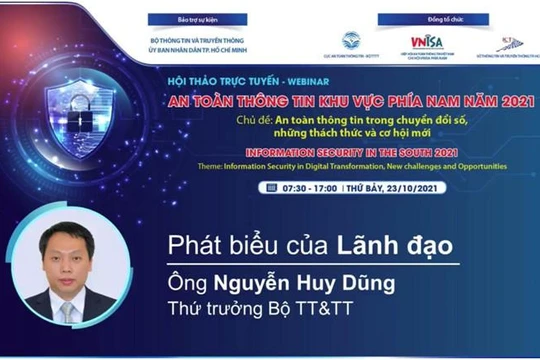 Thứ trưởng Nguyễn Huy Dũng phát biểu tại Hội thảo