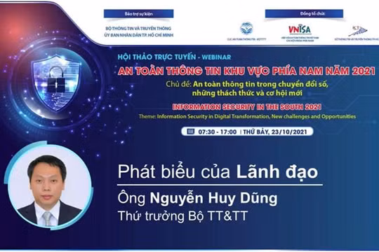 Thứ trưởng Nguyễn Huy Dũng phát biểu tại Hội thảo