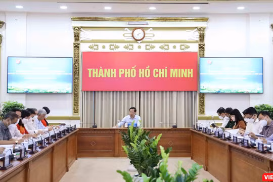 Toàn cảnh hội nghị chiều 26/4/2022. Ảnh- Linh Nhi