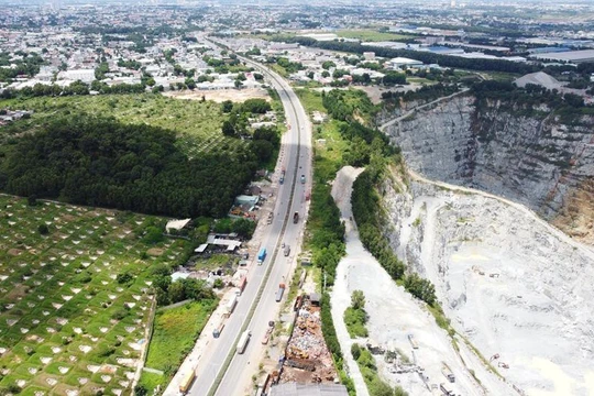 Một đoạn thuộc Vành đai 3 qua tỉnh Bình Dương đã đầu tư hoàn thành. Ảnh: Lao Động