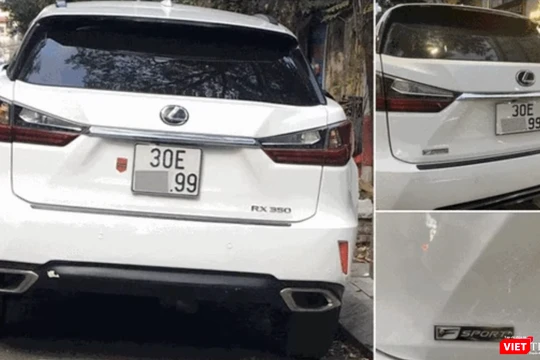 Một tài khoản Facebook đăng lên nhờ vả cộng đồng mạng, đồng thời "treo thưởng" 20 triệu đồng để truy tìm chiếc xe mang biển số trùng với xe của anh sở hữu, và đã nhanh chóng tìm ra chiếc Lexus RX350 "sinh đôi". Ảnh chụp màn hình