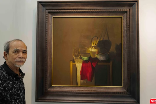 Họa sĩ Lê Vượng sẽ trưng bày 36 bức tranh sơn dầu với chủ đề “Sáng – tối”