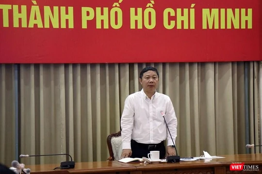 Phó Chủ tịch UBND TP.HCM, ông Dương Anh Đức phát biểu cho biết TP sẽ sớm cung cấp 100% dịch vụ công trực tuyến mức độ 3, 4