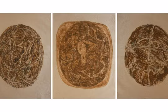 Tác phẩm của họa sĩ Phạm Hùng Anh trưng bày tại triển lãm - Biến thể 6 - Năm sáng tác 2020