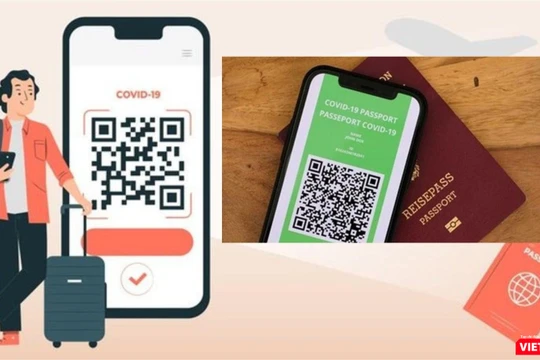 Một số địa phương còn chậm trễ ban hành các văn bản chỉ đạo các đơn vị trực thuộc triển khai cấp Hộ chiếu vaccine theo các văn bản hướng dẫn của Bộ Y tế. Ảnh: HB