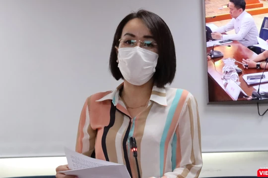 Phó Chánh văn phòng Sở Y tế Lê Thiện Quỳnh Như nhấn mạnh WHO chưa khuyến khích tiêm vaccine đậu mùa khỉ toàn dân