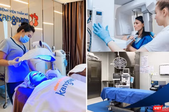 Những thiết bị hiện đại tại Bệnh viện Thẩm mỹ Kangnam Sài gòn được đăng tải quảng bá trên website của cơ sở này