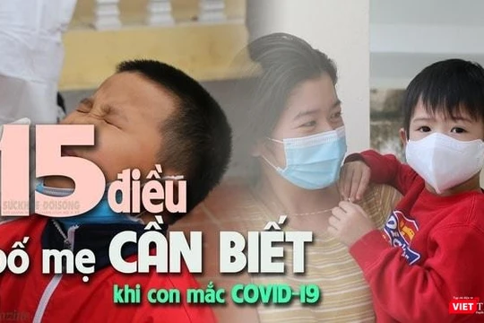 Phụ huynh cần lưu ý các hướng dẫn mới nhất của Bộ Y tế, khuyến cáo không xông cho trẻ, không dùng thuốc đặc trị Molnupiravir