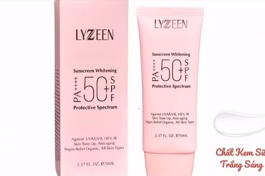 Thu hồi kem chống nắng Lyzeen giả, tạm ngưng tiếp nhận hồ sơ công ty C&B