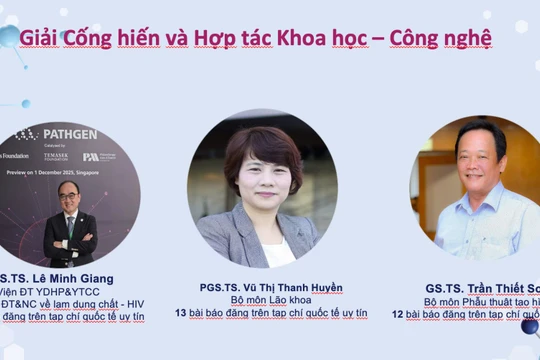 Giải thưởng Đặng Văn Ngữ 2025: Tôn vinh tri thức, nuôi dưỡng khát vọng khoa học