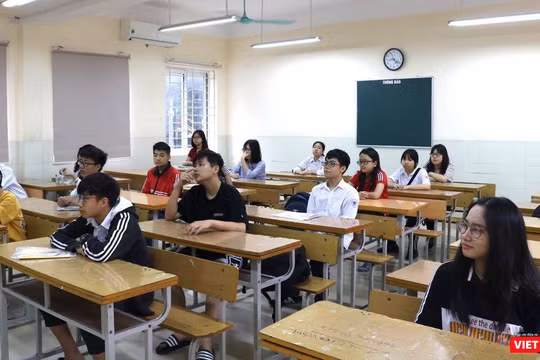 Thí sinh dự thi (ảnh: Minh Thúy)