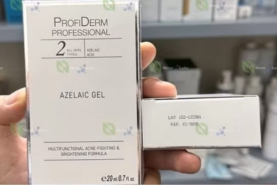 Cục Quản lý Dược yêu cầu thu hồi mỹ phẩm Profiderm Azelaic Gel