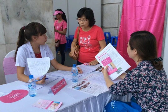 Phụ nữ nên tầm soát ung thư vú định kỳ