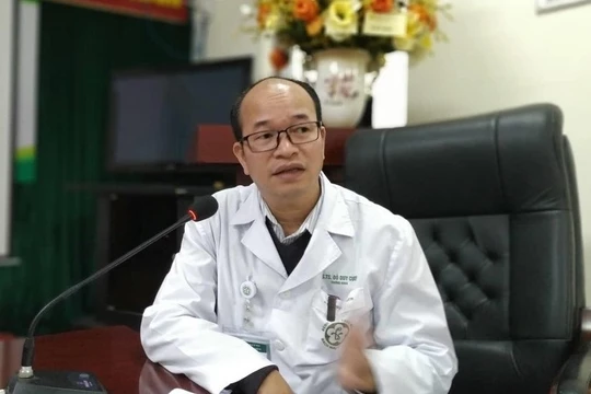 PGS.TS. Đỗ Duy Cường – Giám đốc Trung tâm bệnh nhiệt đới.