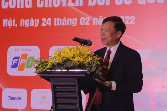 PGS TS Trần Quý Tường - nguyên Cục trưởng Cục CNTT Bộ Y tế, Trưởng ban vận động thành lập Hội Tin học Y tế Việt Nam