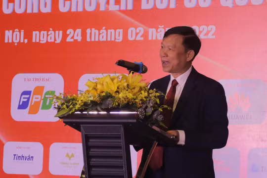 PGS TS Trần Quý Tường - nguyên Cục trưởng Cục CNTT Bộ Y tế, Trưởng ban vận động thành lập Hội Tin học Y tế Việt Nam