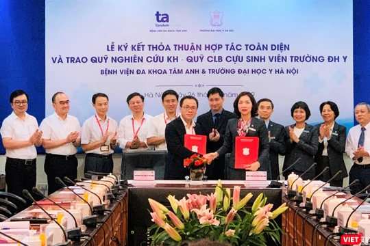 Lễ ký kết hợp tác toàn diện giữa Trường Đại học Y Hà Nội và Bệnh viện đa khoa Tâm Anh 