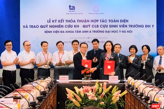 Lễ ký kết hợp tác toàn diện giữa Trường Đại học Y Hà Nội và Bệnh viện đa khoa Tâm Anh 