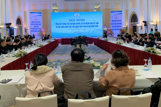 Hội nghị về công tác chỉ đạo tuyến, kế hoạch thực hiện đề án “Khám, chữa bệnh từ xa và hội nghị khoa học chuyên ngành Tim mạch 2020 do BV Tim Hà Nội tổ chức