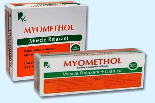 Thuốc Myomethol đã bị đình chỉ lưu hành tại Việt Nam