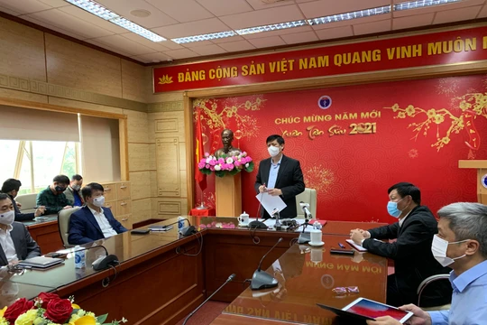 Bộ trưởng Nguyễn Thanh Long – Uỷ viên Trung ương Đảng - chủ trì hội nghị phòng chống dịch COVID-19