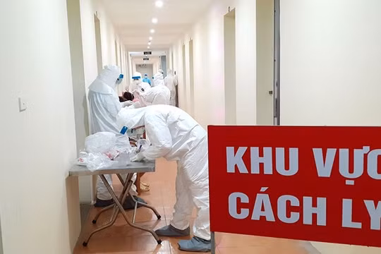 Khu điều trị cách ly tại Bệnh viện Công an thành phố Hà Nội (ảnh: Hải Yến)