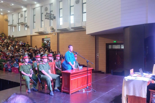 Hiện trường vụ cướp ngân hàng hôm 