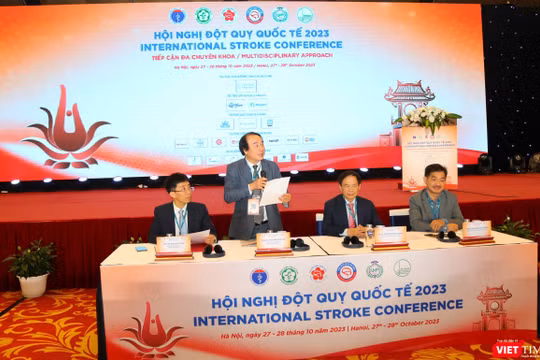 Hội nghị Đột quỵ Quốc tế 2023 quy tụ các chuyên gia hàng đầu về đột quỵ trong và ngoài nước đến chia sẻ kinh nghiệm